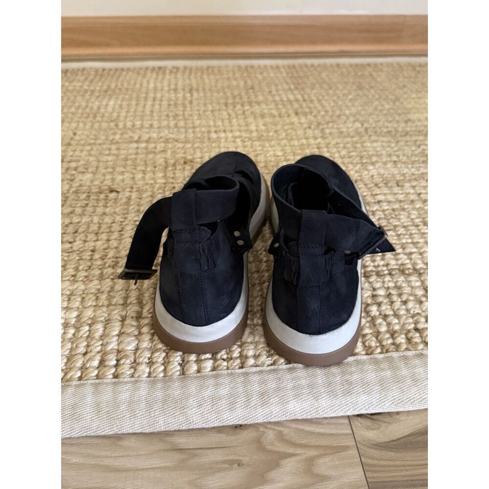 Free People Bodhi Fisher Sneakers Sandals Black Suede Women 11 - Picture 6 of 10